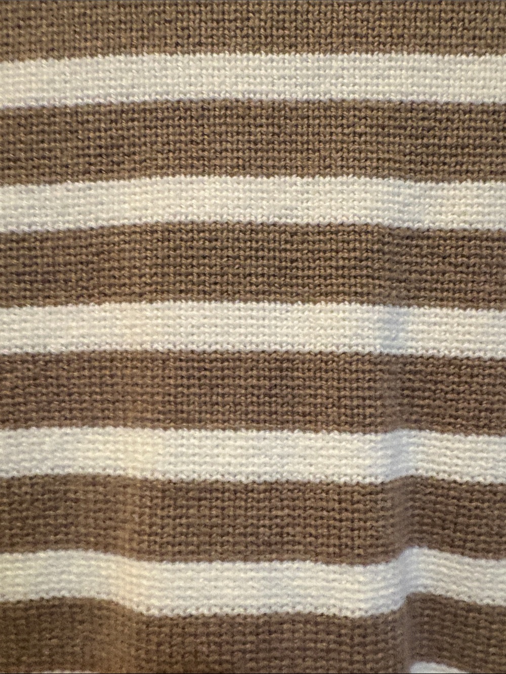 J. Crew Striped Knit Cardigan in Cream and Tan Size XXS Preppy Quiet Luxury - Picture 8 of 8